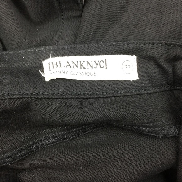 Blank NYC Black Zip Ankle Skinny Pant - Picture 7 of 8